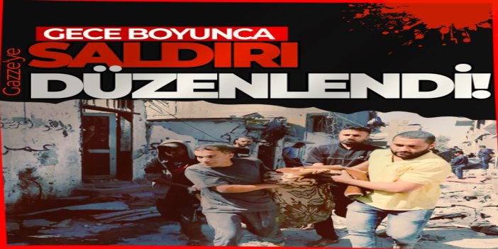 İşgal rejimi Gazze'ye gece boyunca yoğun saldırılar düzenledi