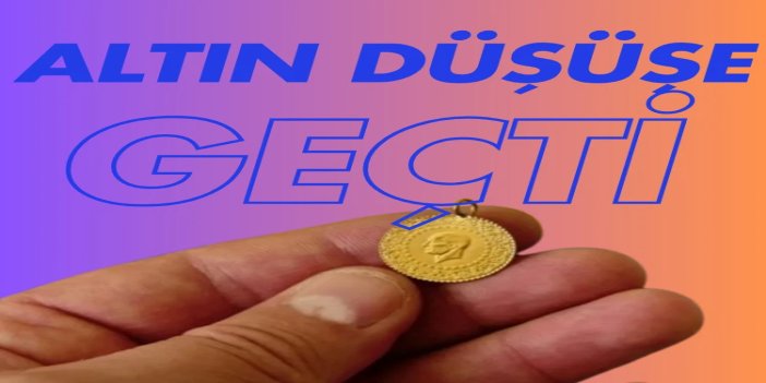 Altın fiyatları güne düşüşle başladı