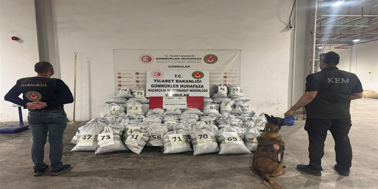 Gürbulak'ta kömüre emdirilmiş 1 ton 870 kilogram uyuşturucu ele geçirildi