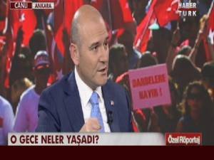 Bakan Soylu: Telefon gelir gelmez FETÖ'cu darbe olduğunu anladım