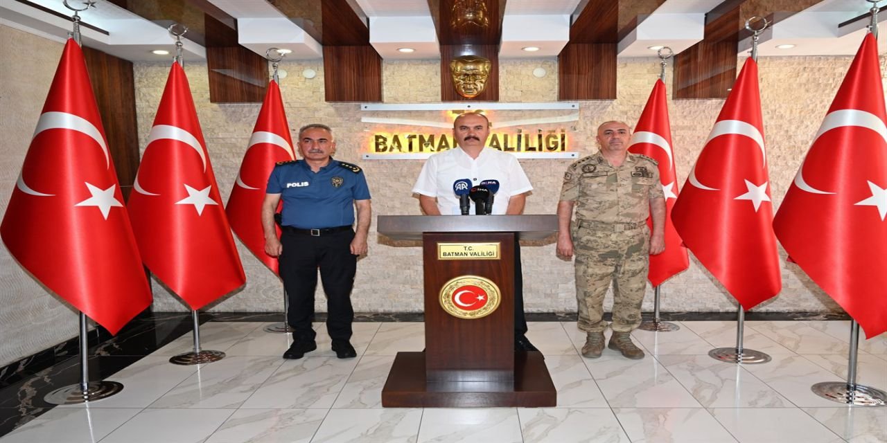 Vali Canalp:  “Türkiye'de huzurun kenti Batman'dır”