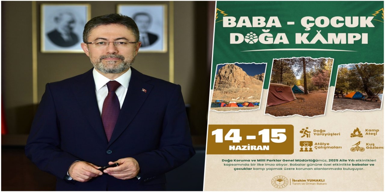 Bakanlıktan 19 ilde "Baba-Çocuk Doğa Kampı"