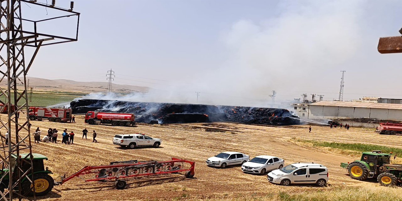 Şanlıurfa'daki samanlık yangını kontrol altına alındı