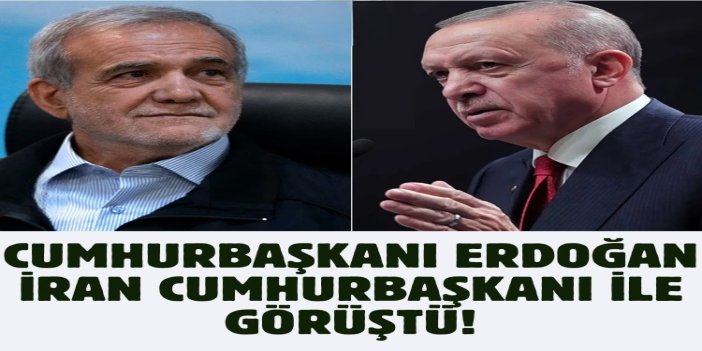 Cumhurbaşkanı Erdoğan, İran Cumhurbaşkanı Pezeşkiyan ile görüştü