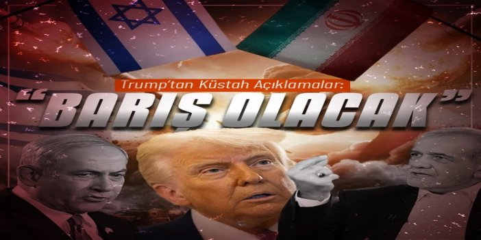 Trump: İran ve israil bir anlaşma yapmalı