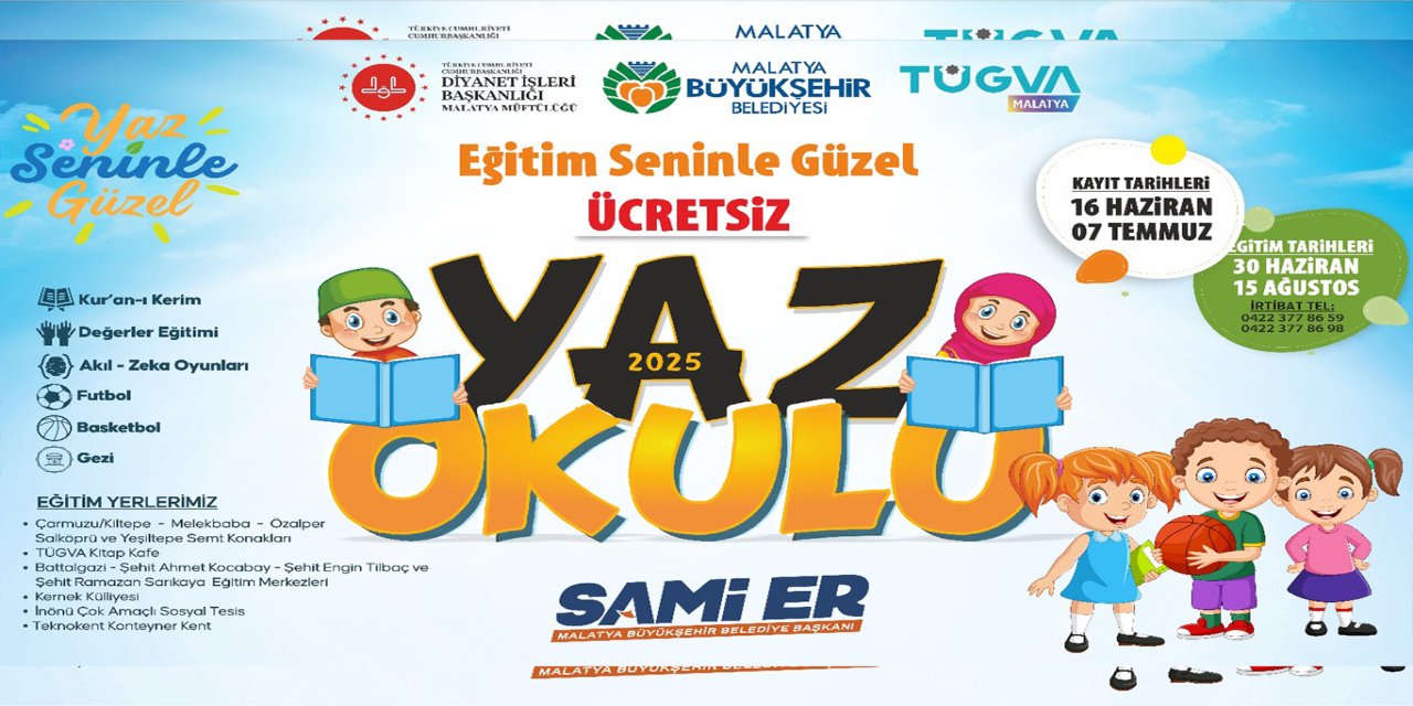 Büyükşehir Belediyesi ücretsiz yaz okullarına kayıtlar başladı