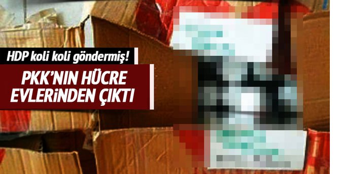 Hdp'nin gönderdiği yardım kolilerinde bakın ne çıktı!