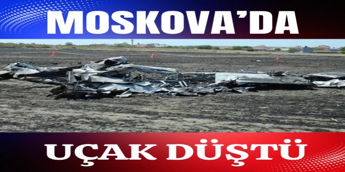 Moskova'da hafif uçak düştü: 4 ölü