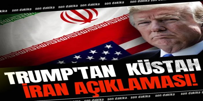 Trump: Bu gece İran'ı güçlü şekilde yeniden vurabiliriz