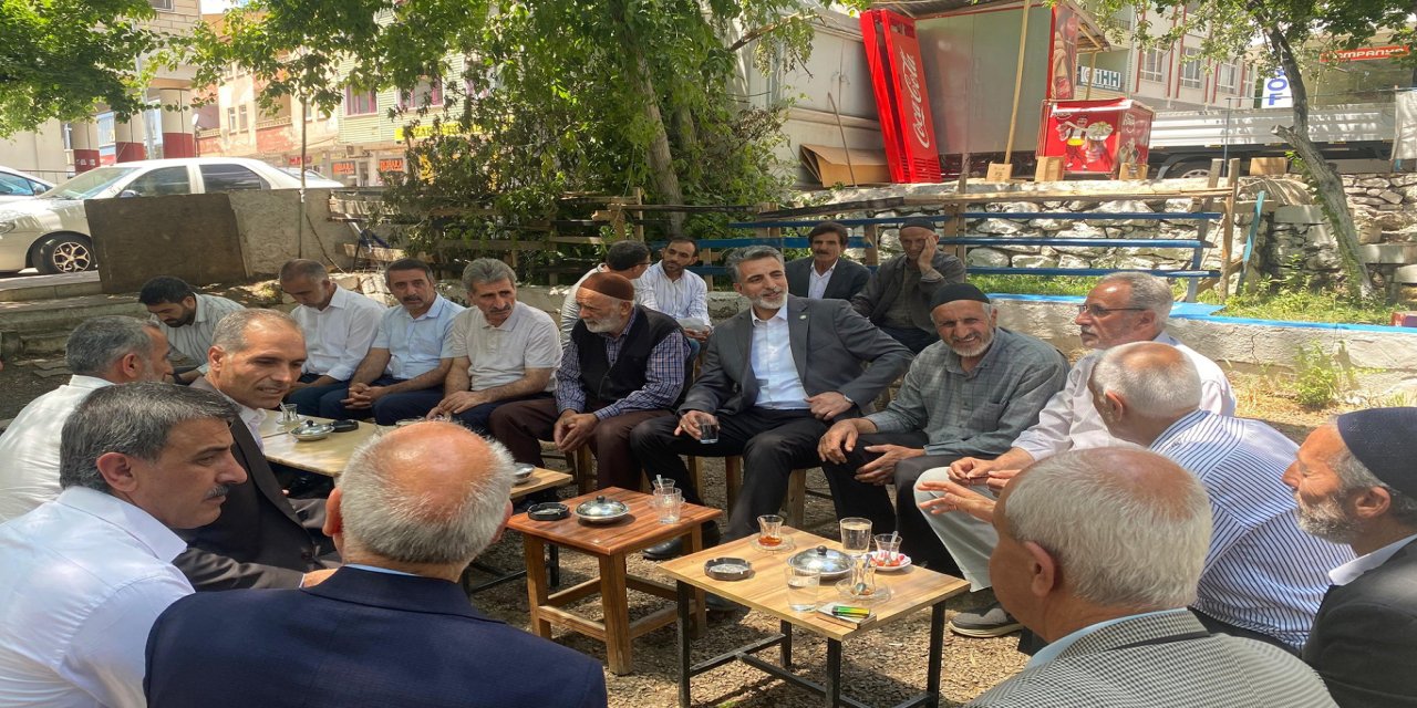 HÜDA PAR Genel Başkan Yardımcısı Emiroğlu'ndan Solhan’a ziyaret
