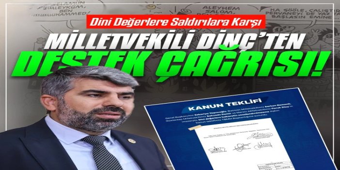 HÜDA PAR Mersin Milletvekili Dinç: Dini değerlere yönelik saldırılar karşısında sessiz kalınmamalı