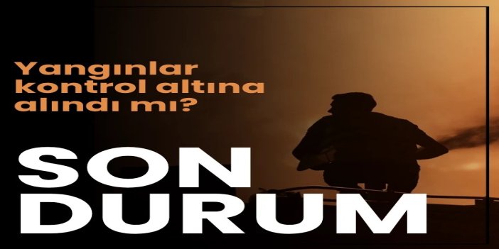 Bakan Yumaklı: 7 büyük yangın kontrol altına alındı