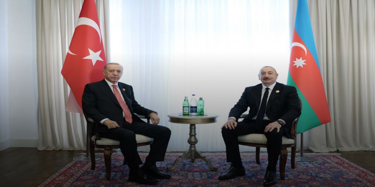 Cumhurbaşkanı Erdoğan, Azerbaycan Cumhurbaşkanı Aliyev ile görüştü
