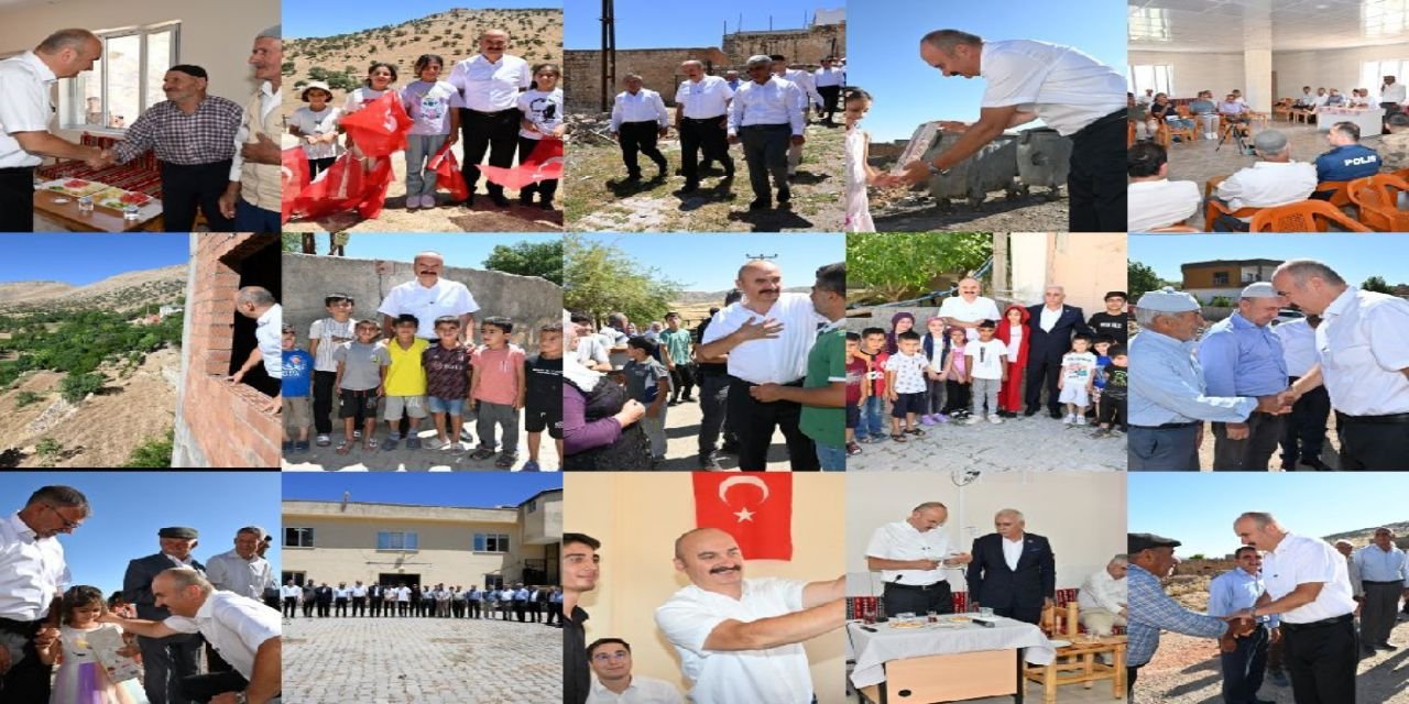 Vali Canalp’ten Gercüş Köylerine İkinci Ziyaret Turu
