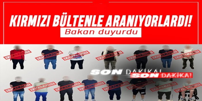 Kırmızı bültenle aranan 40 suçlu 9 ülkeden Türkiye'ye getirildi