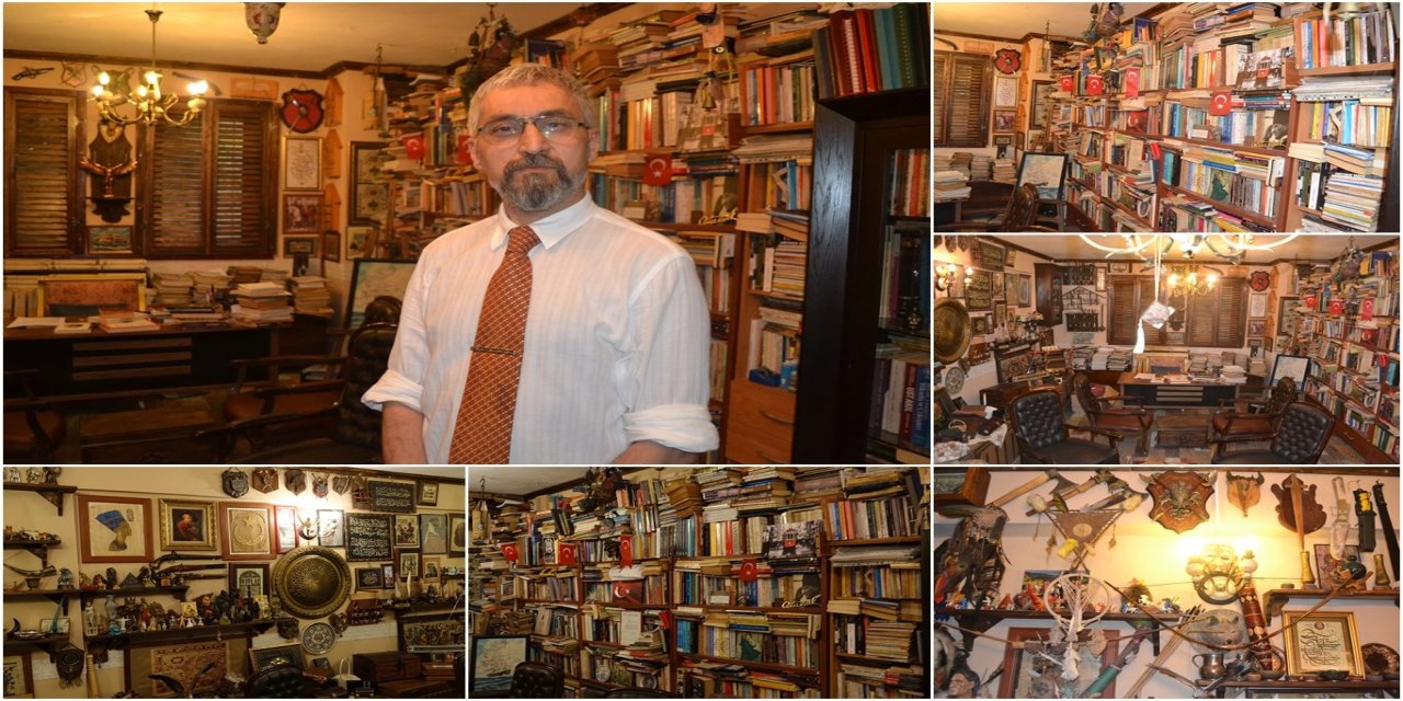 30 yıllık tarihçi, 10 bin kitapla kentin hafızasını koruyor