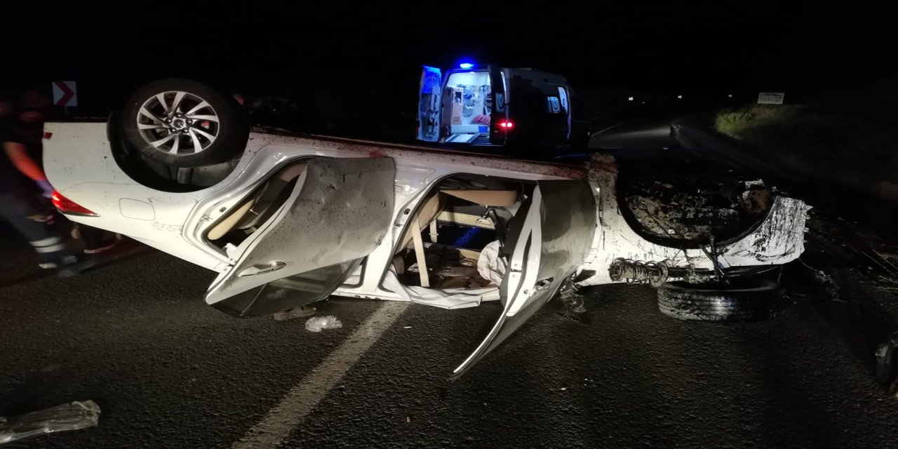 Malatya'da otomobil takla attı: 3 yaralı