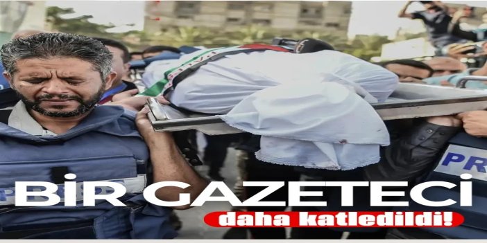 Siyonist işgalciler Gazze'de bir gazeteciyi daha katletti