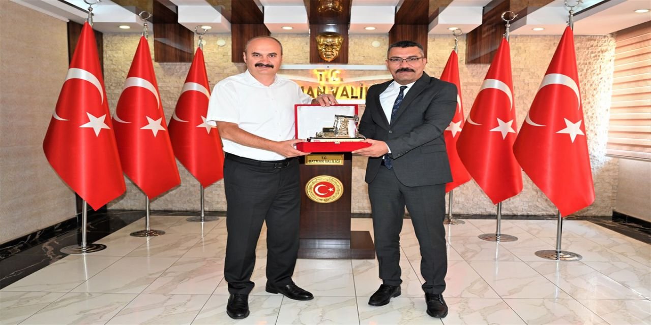 Batman Cumhuriyet Başsavcısı Murat Şahingöz’den Vali Canalp'a veda ziyareti