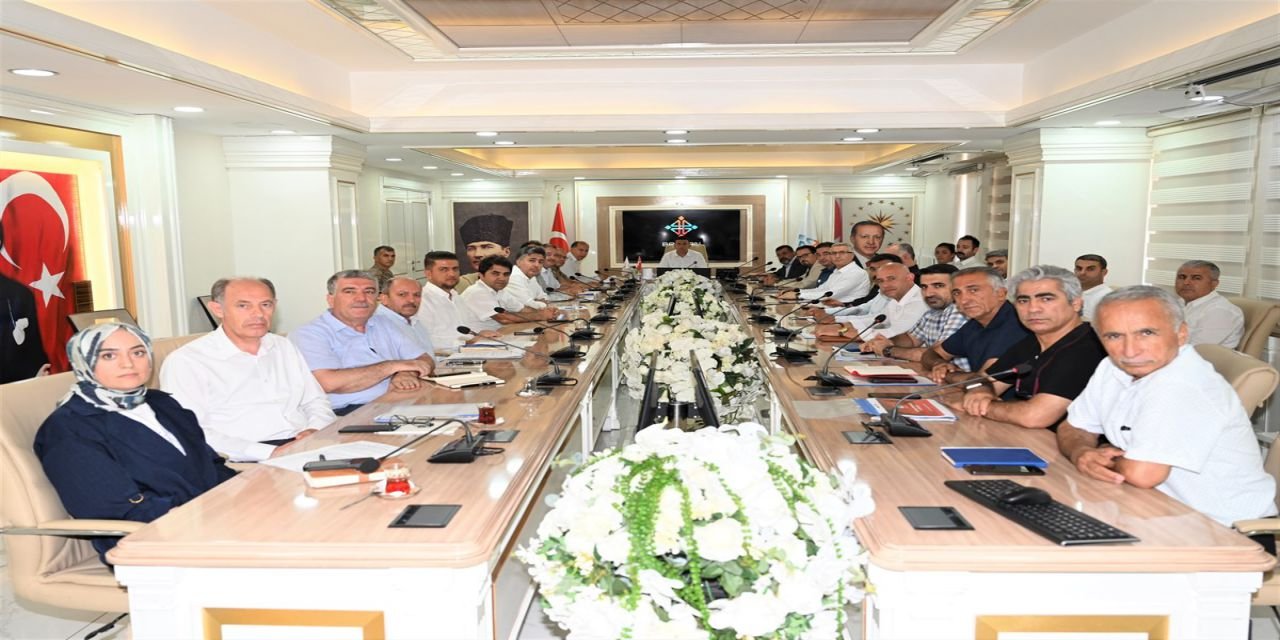 Batman'da "15 Temmuz Demokrasi ve Milli Birlik Günü" hazırlık ve koordinasyon toplantısı
