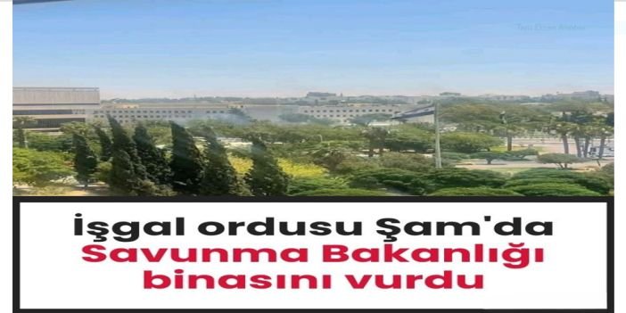 Siyonist rejim, Suriye Genelkurmay Başkanlığı Karargahı’na saldırdı