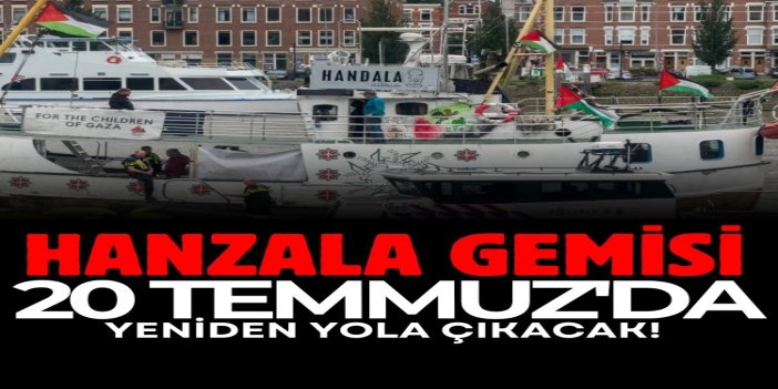 Siyonistlerin ablukasını kırmak için Hanzala gemisi Gazze'ye doğru yola çıkmaya hazırlanıyor