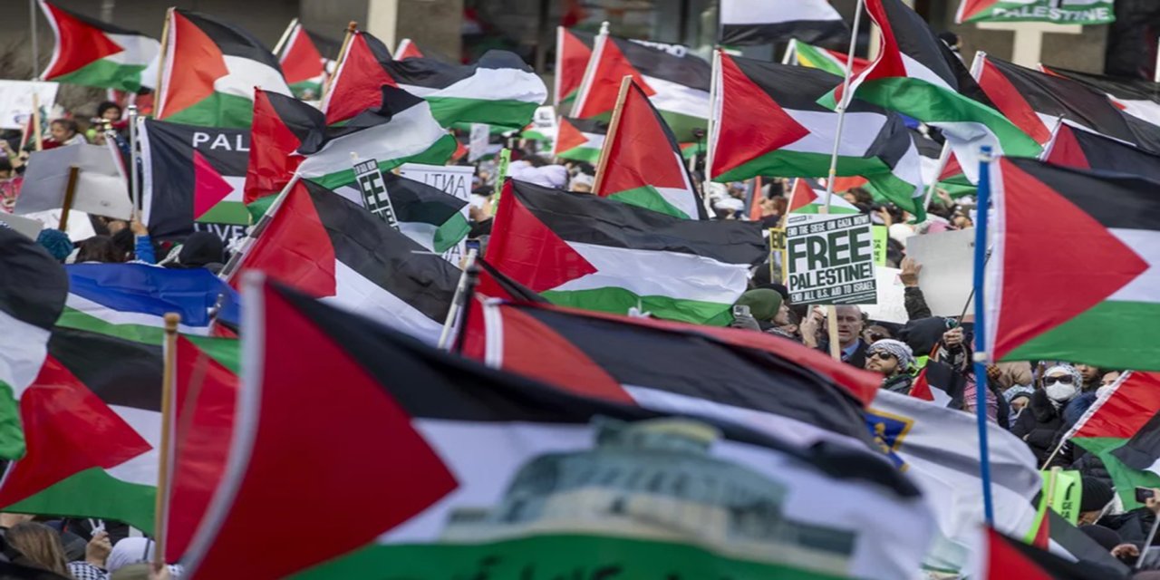Gazze'deki açlığa tepki olarak Washington ve New York'ta gösteriler düzenlendi