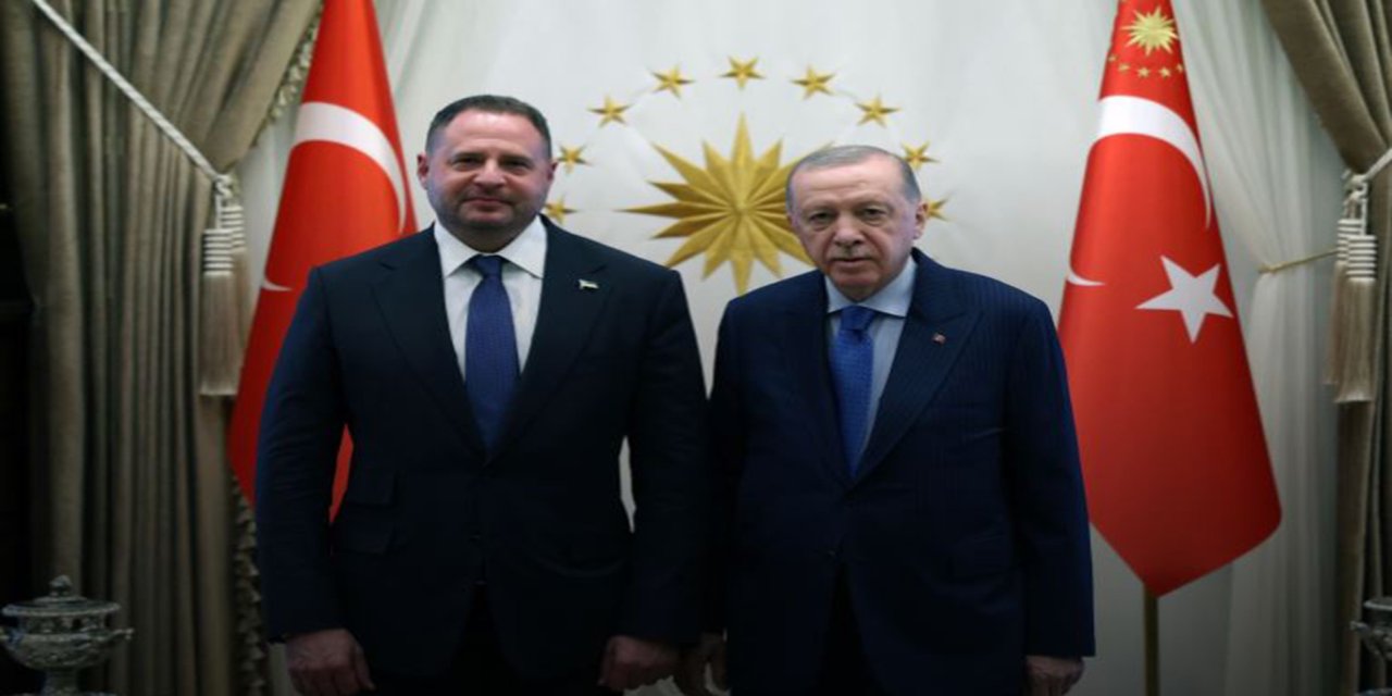 Erdoğan, Ukrayna Devlet Başkanlığı Ofisi Başkanı'nı kabul etti