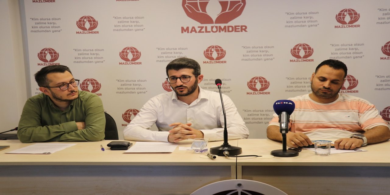 MAZLUMDER'den Mısırlı Mohamed Abdelhafız Abdalla için basın toplantısı