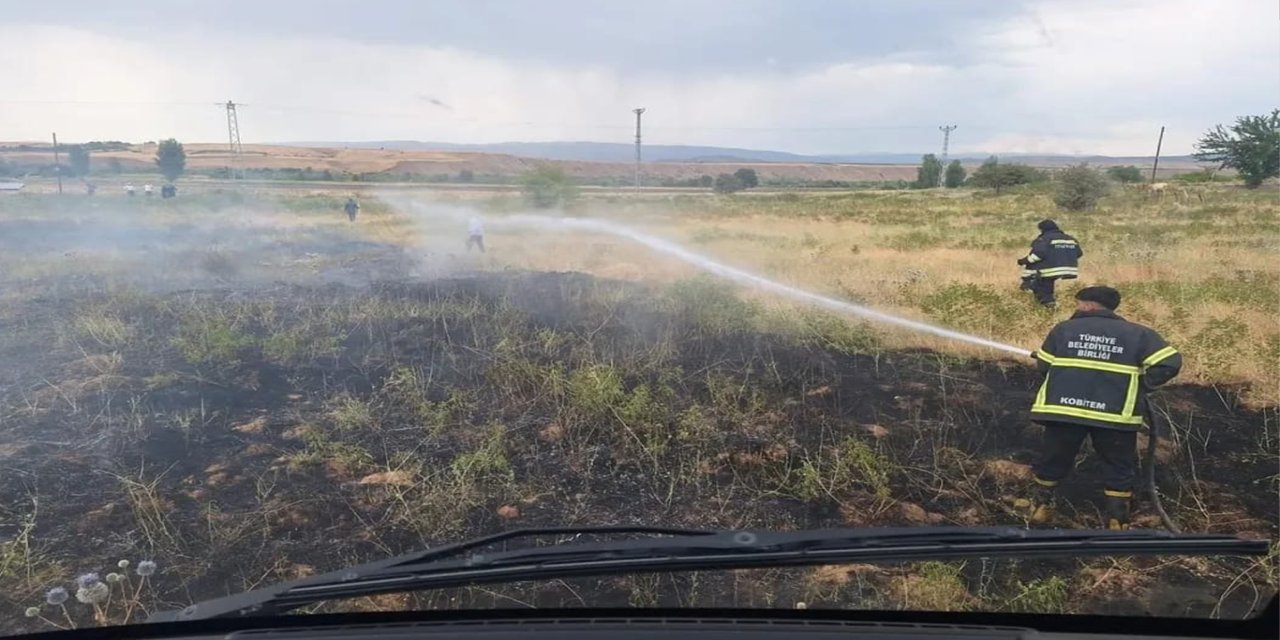Bingöl'de iki farklı noktada çıkan yangınlar kontrol altına alındı