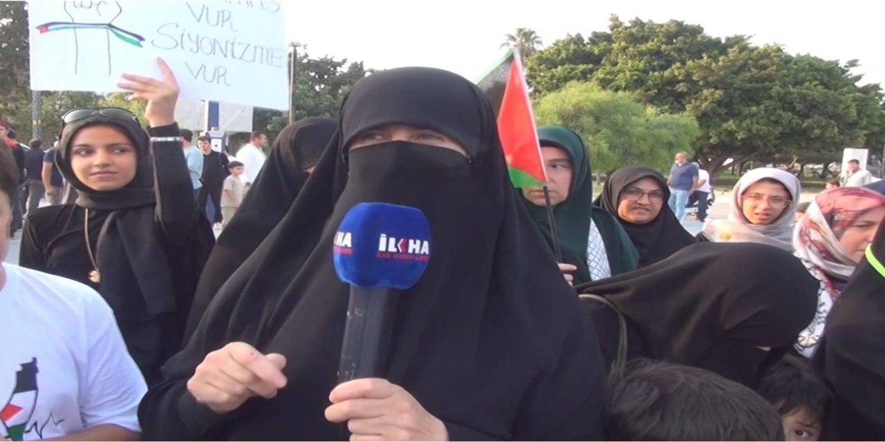 HÜDA PAR Mersin Kadın Kolları Başkanı Karakaya'dan Cumhurbaşkanı Erdoğan'a duygu yüklü "Gazze" çağrısı