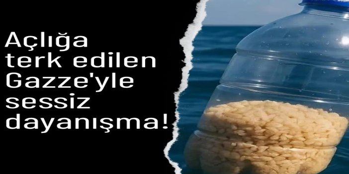 Açlığa terk edilen Gazze'yle sessiz dayanışma: Sizi unutmadık, özür dileriz, yanınızdayız
