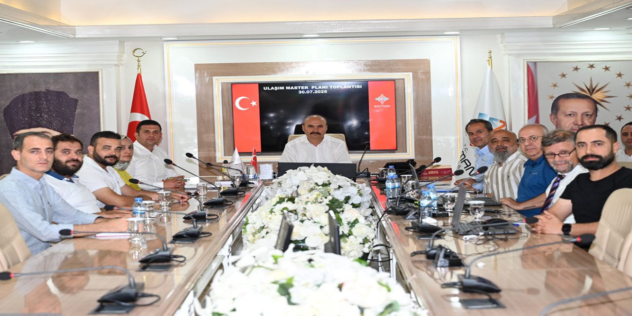 Batman'da "Ulaşım Master Planı" çalışmaları başladı