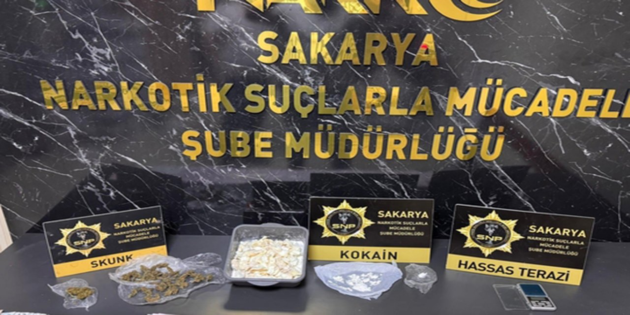 Sakarya'da 1 kilogram kokain ele geçirildi: 1 tutuklama
