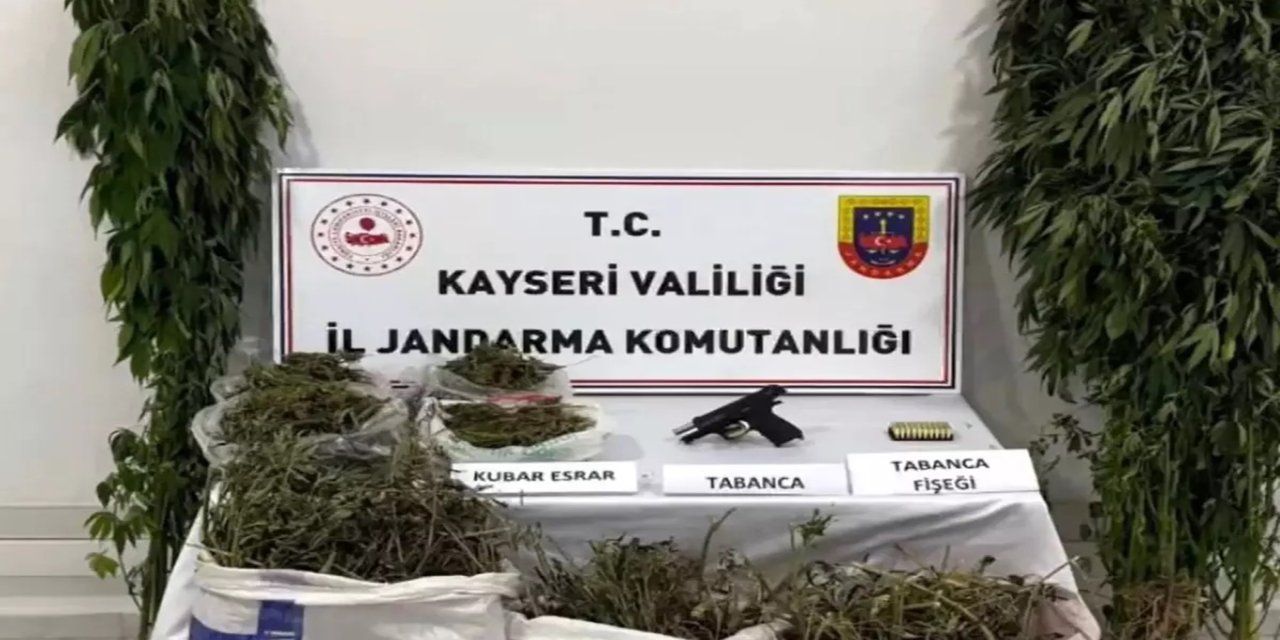 Kayseri'de 3.8 kg uyuşturucu ele geçirildi