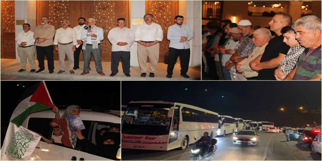 Batman'dan "Anadolu'dan Meclis'e, Meclis'ten Gazze'ye İnsani Koridor" yürüyüşüne destek