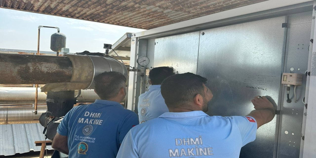 Batman Havalimanı'nda soğutma sistemleri yenileniyor