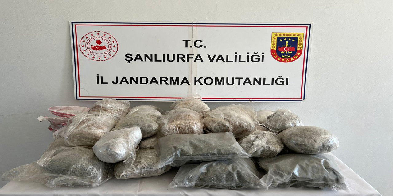 Şanlıurfa’da 26 kilo 400 gram esrar ele geçirildi