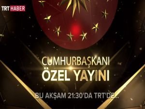 Cumhurbaşkanı Erdoğan, TRT'de gazetecilerin sorularını yanıtlayacak