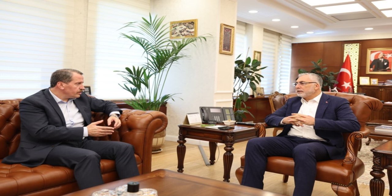 Memur-Sen Genel Başkanı Yalçın, Bakan Işıkhan ile görüştü