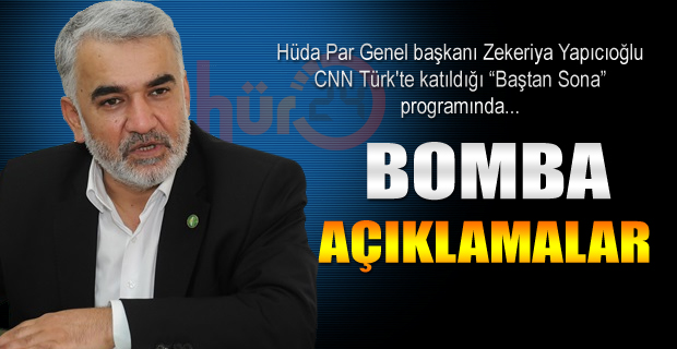 Yapıcıoğlu'ndan bomba açıklamalar