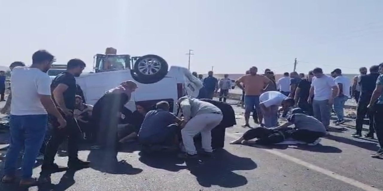 Batman-Beşiri yolunda feci kaza: 4'ü çocuk 7 kişi yaralandı