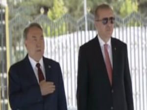 Kazakistan Cumhurbaşkanı Nazarbayev Külliye'de