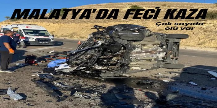 Malatya'da katliam gibi kaza: 4 ölü, 2 yaralı