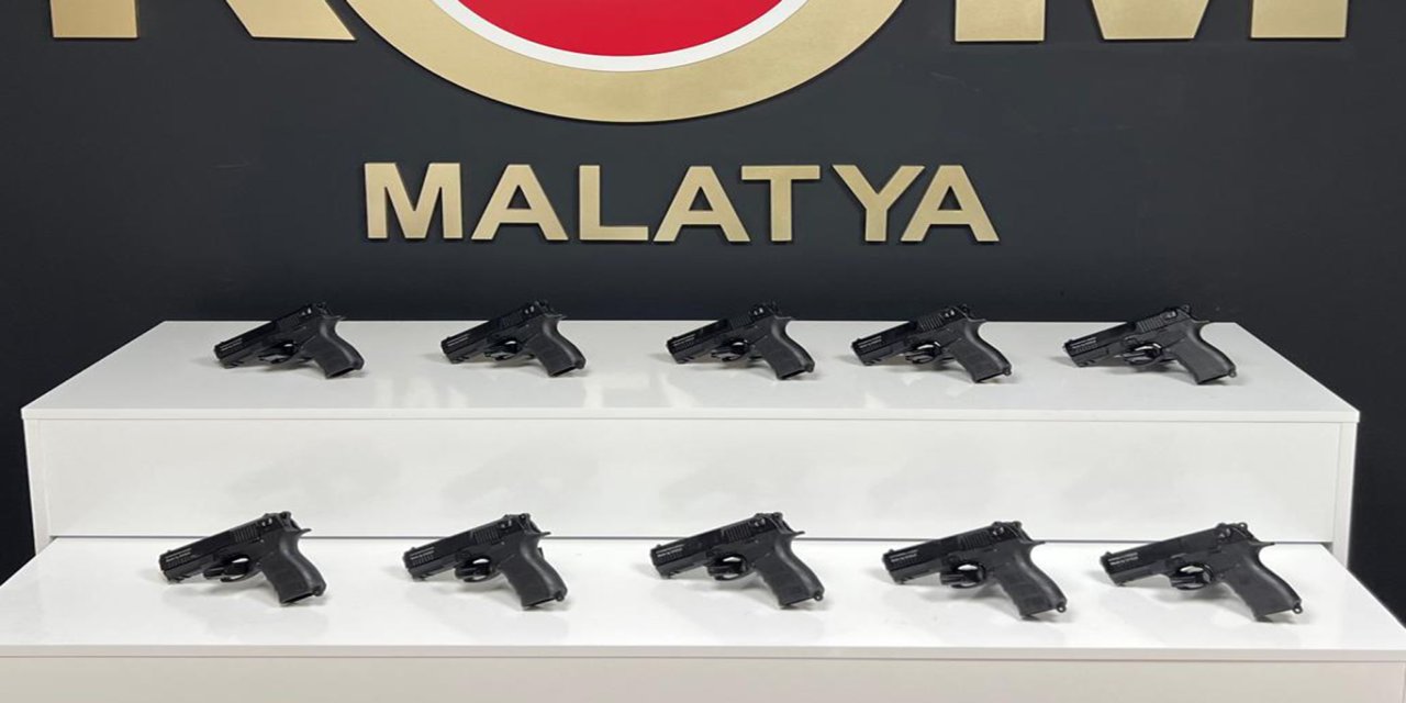 Malatya'da çok sayıda silah ele geçirildi