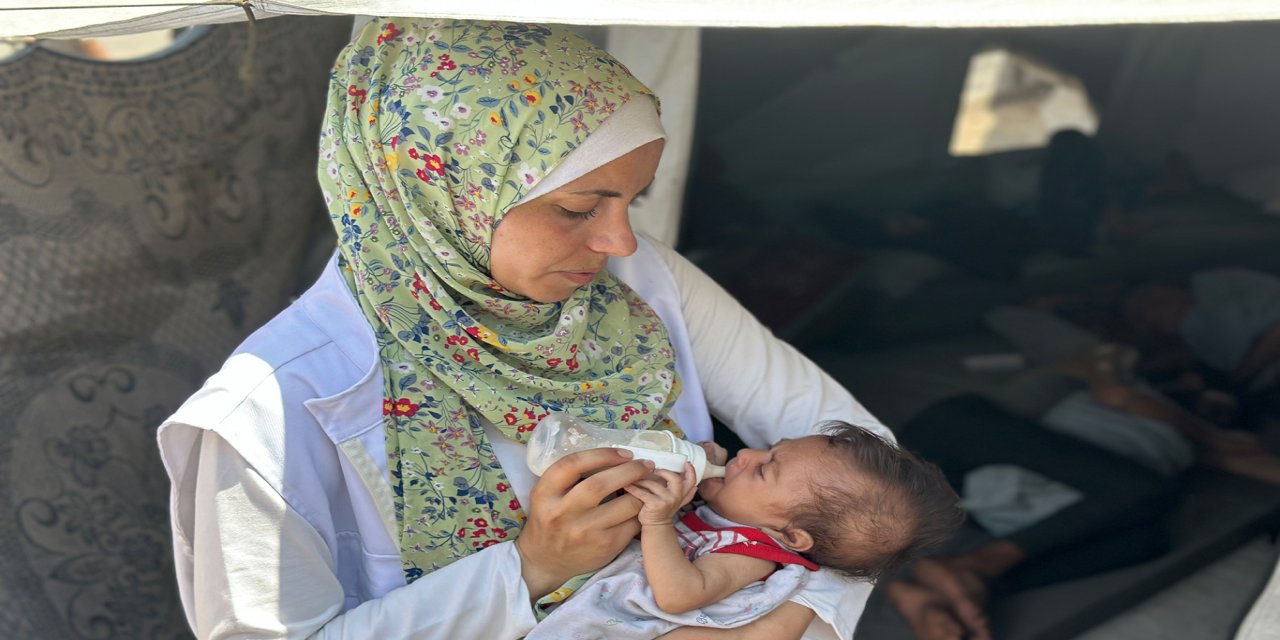 Kıtlığın ortasında bebekler için yaşam mücadelesi