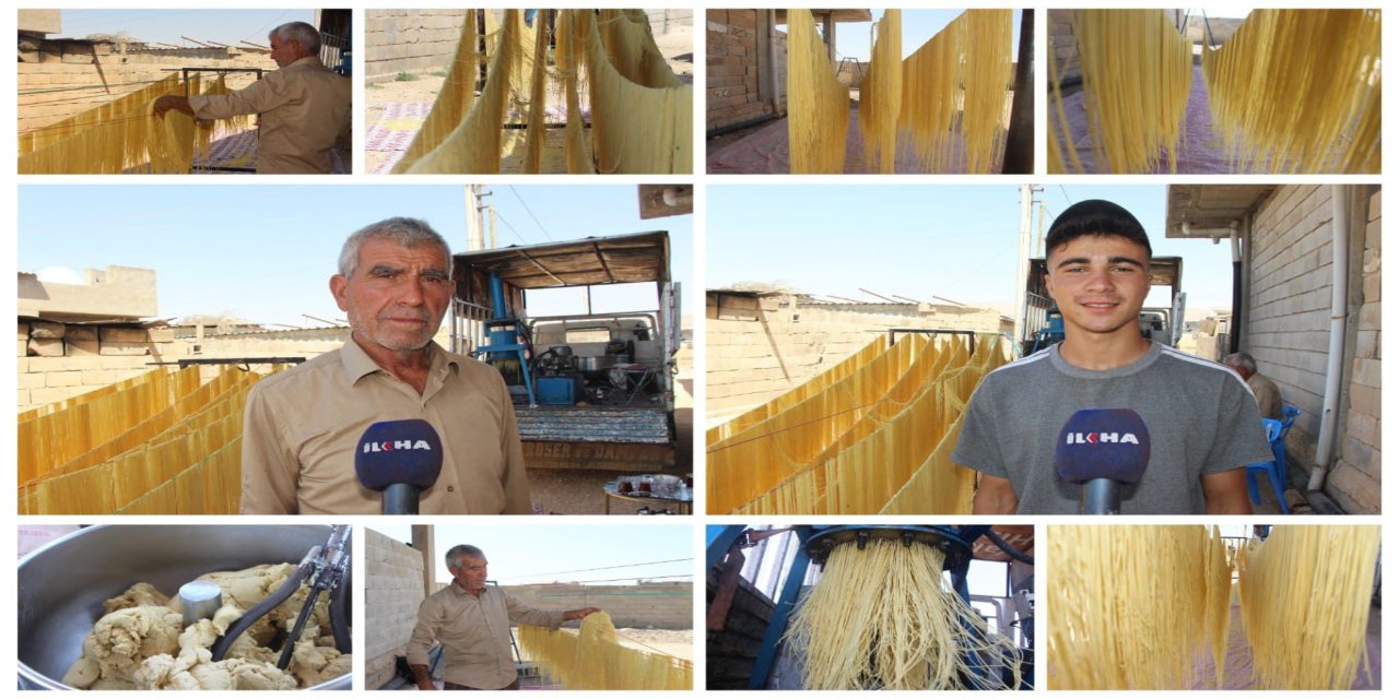 Yıllardır doğallığı bozulmadan yapılan asırlık lezzet: Şehriye yapımı