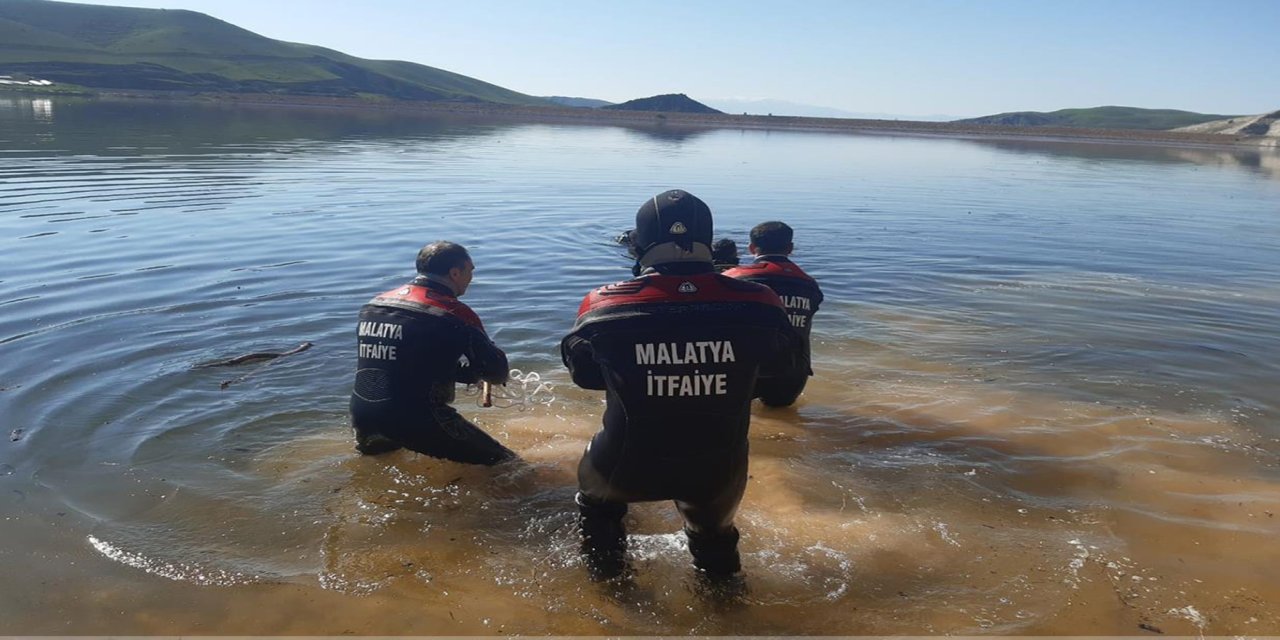 Malatya'da kayıp şahıs için barajda arama çalışması başlatıldı