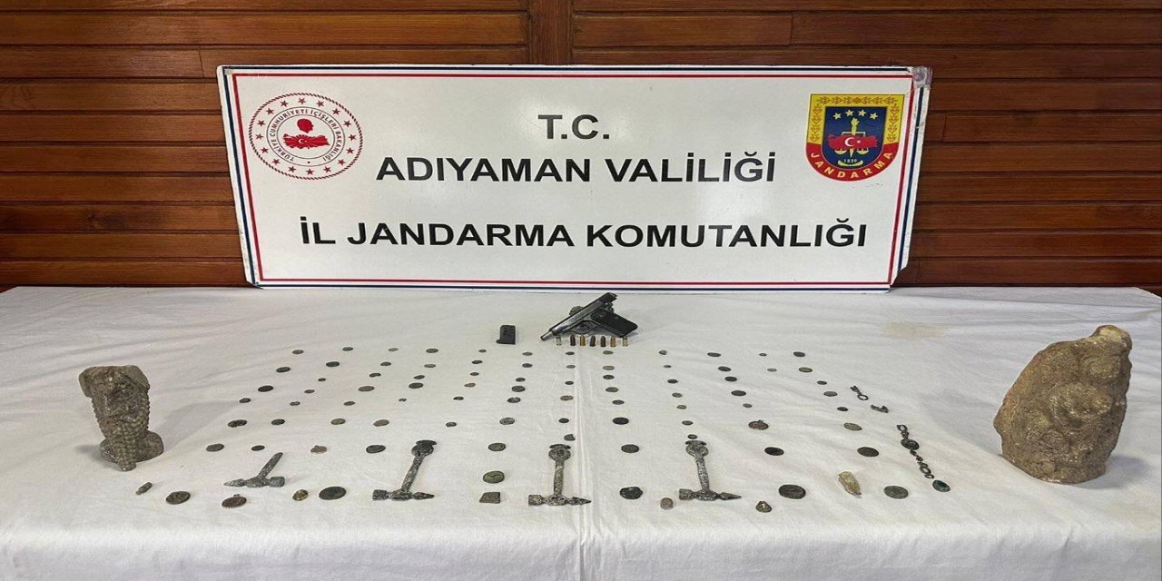 Adıyaman'da tarihi eser kaçakçılığı operasyonu: 4 gözaltı