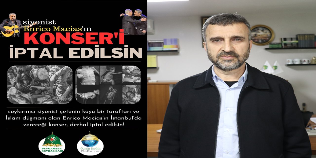 Peygamber Sevdalıları: Siyonist Enrico Macias konseri iptal edilsin